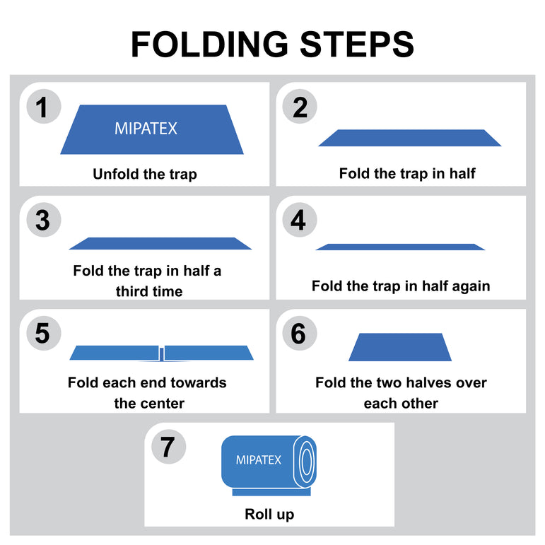 Mipatex Tarpaulin Sheet Waterproof Heavy Duty, Poly Tarp with Aluminium Eyelets Every 3 feet - Multipurpose Plastic Cover for Truck, Roof, Rain, Outdoor or Sun (Blue)