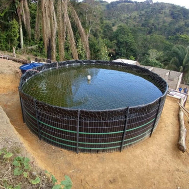 biofloc tank, hdpe geomembrane tank for biofloc fish farming, aquaculture fish farming tank