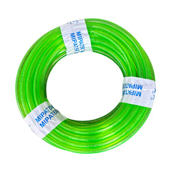 MIPATEX PVC Garden Pipe Coil – Flexible, Crack-Resistant, UV-Stabilized Green Water Hose for Gardening, Irrigation, and Cleaning Applications. Durable construction ensures smooth water flow and long-lasting performance.