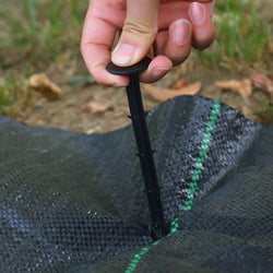Garden Stakes,  Landscape Anchors Spikes, Plastic Nail to secure Ground covers, Plastic Barbed Weed Fabric Fixing Pegs