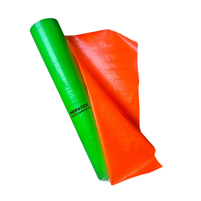 green orange hdpe laminated fabric roll