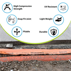 MIPATEX DWC Pipe | Ducting cable networks | Underground electrical cable conduits